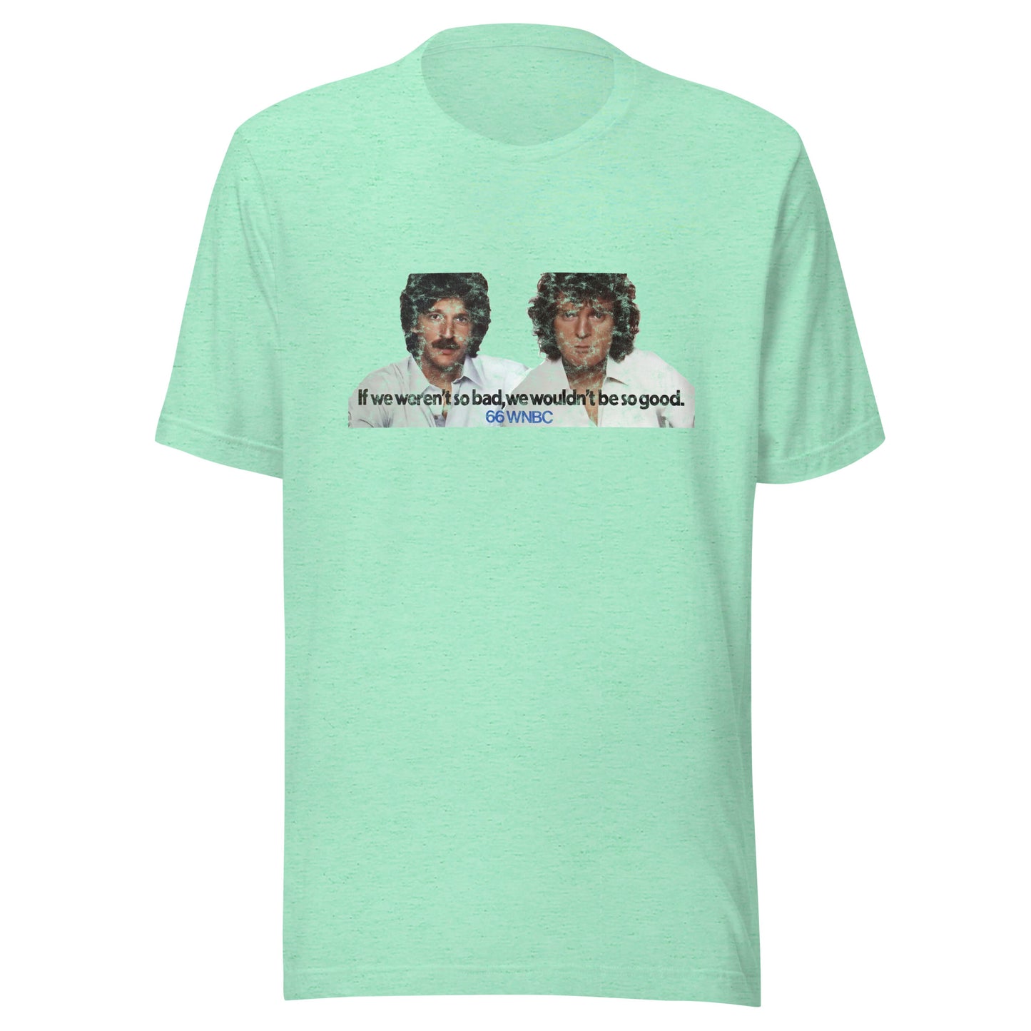 Howard & Imus - HOWARD STERN / WNBC - Unisex t-shirt Heather Mint