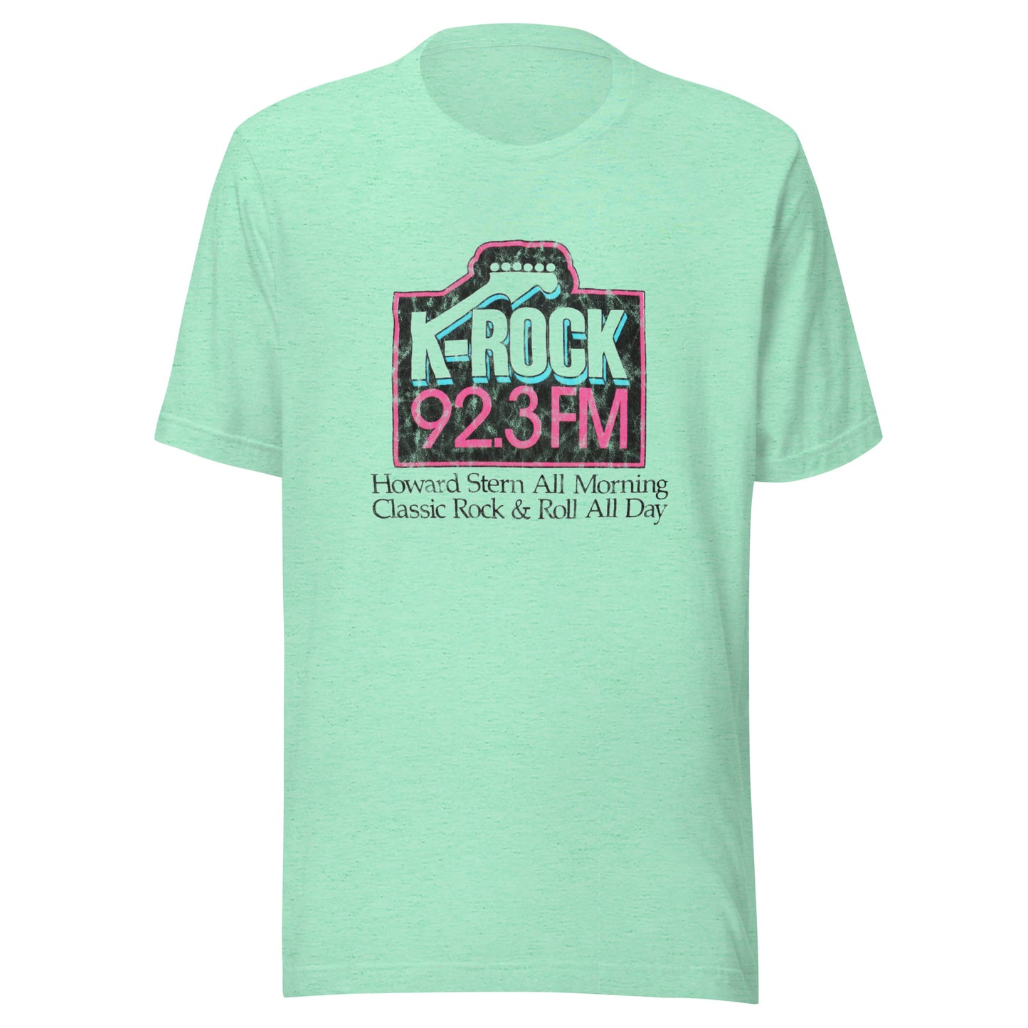 Howard All Morning - HOWARD STERN / KROCK - Unisex t-shirt Heather Mint