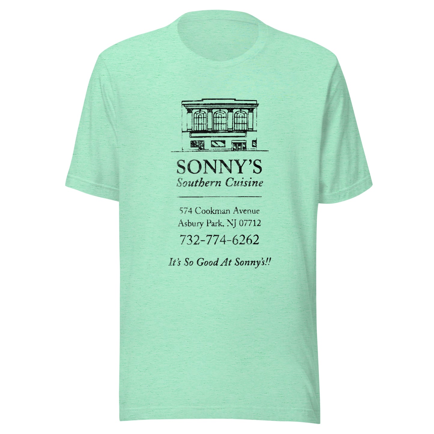 Sonny's Southern Cuisine - ASBURY PARK - Unisex t-shirt Heather Mint