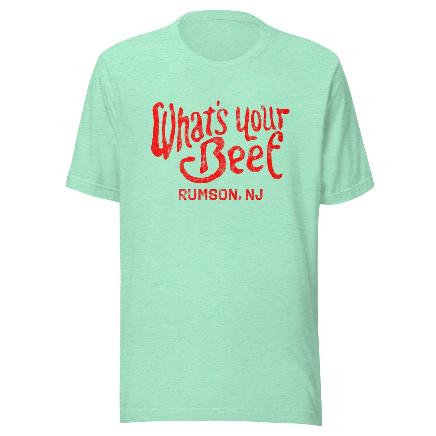 What's Your Beef - RUMSON - Unisex t-shirt Heather Mint