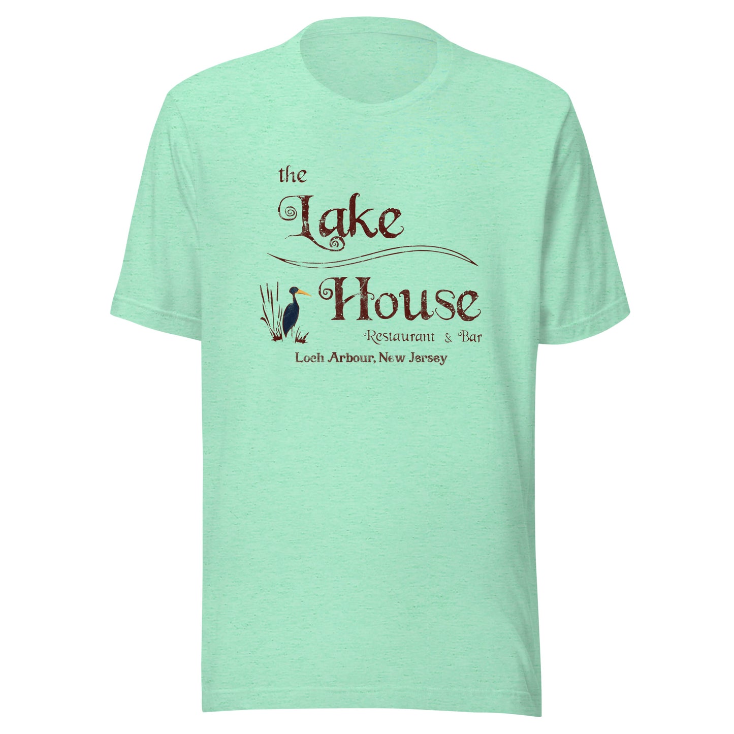 The Lakehouse Restaurant and Bar - LOCH ARBOUR - Unisex t-shirt Heather Mint