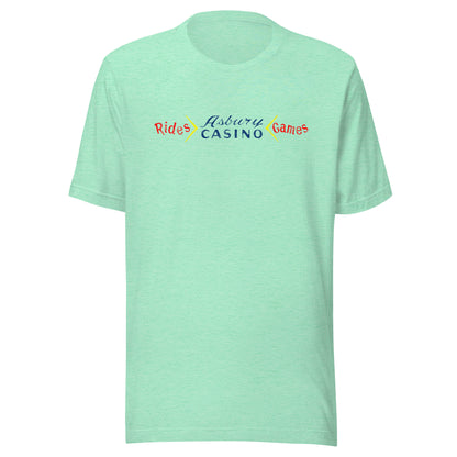 Asbury Casino - ASBURY PARK - Unisex t-shirt Heather Mint