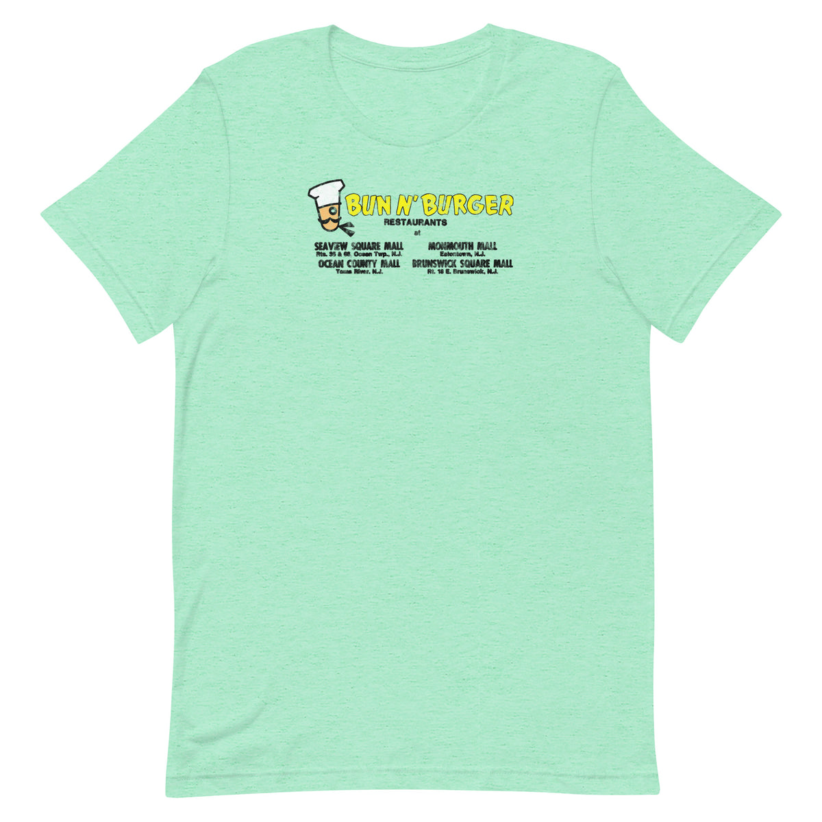 Bun N' Burger - EATONTOWN / OCEAN / TOMS RIVER - Unisex t-shirt