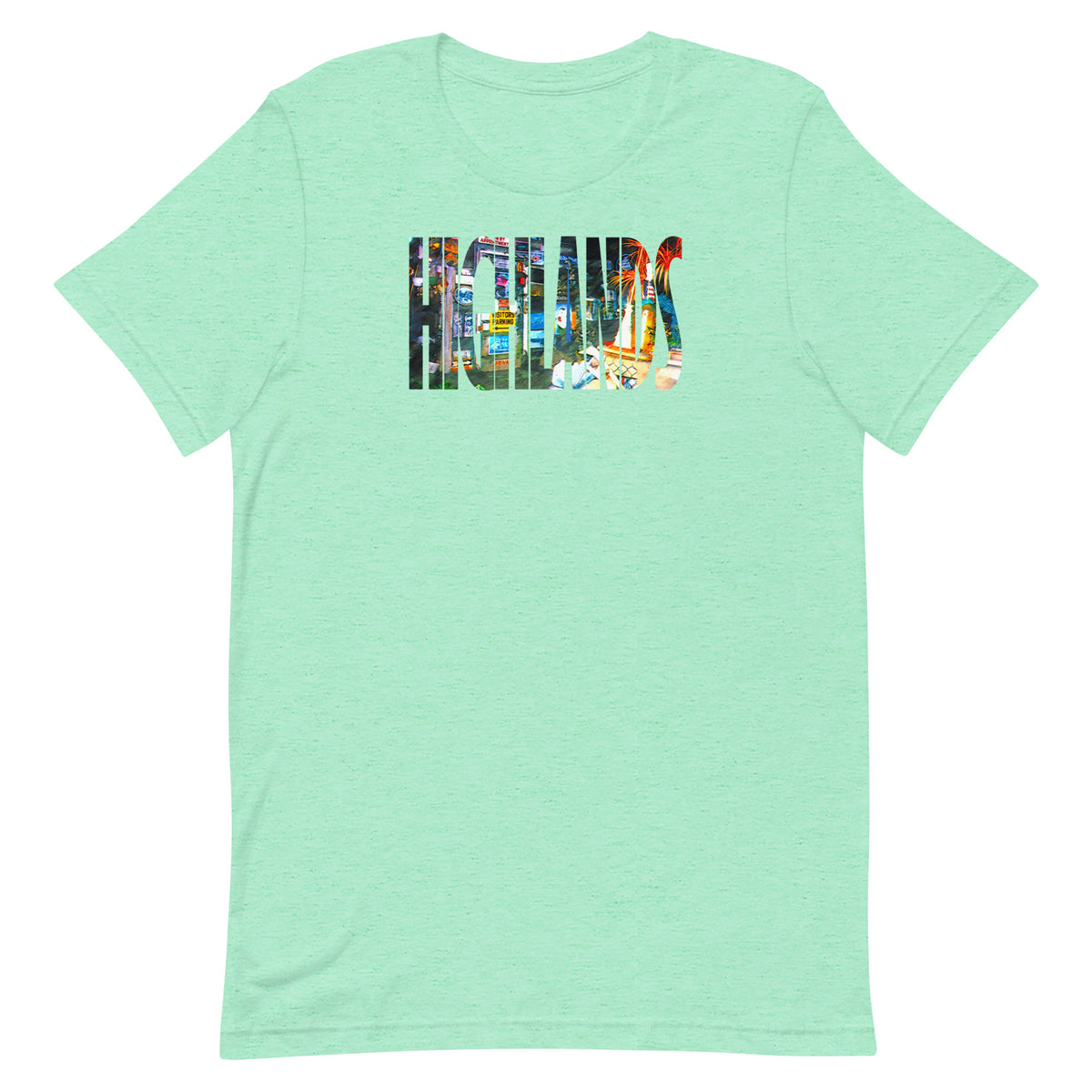 Bud's Grave / HIGHLANDS - HIGHLANDS - Unisex t-shirt Heather Mint