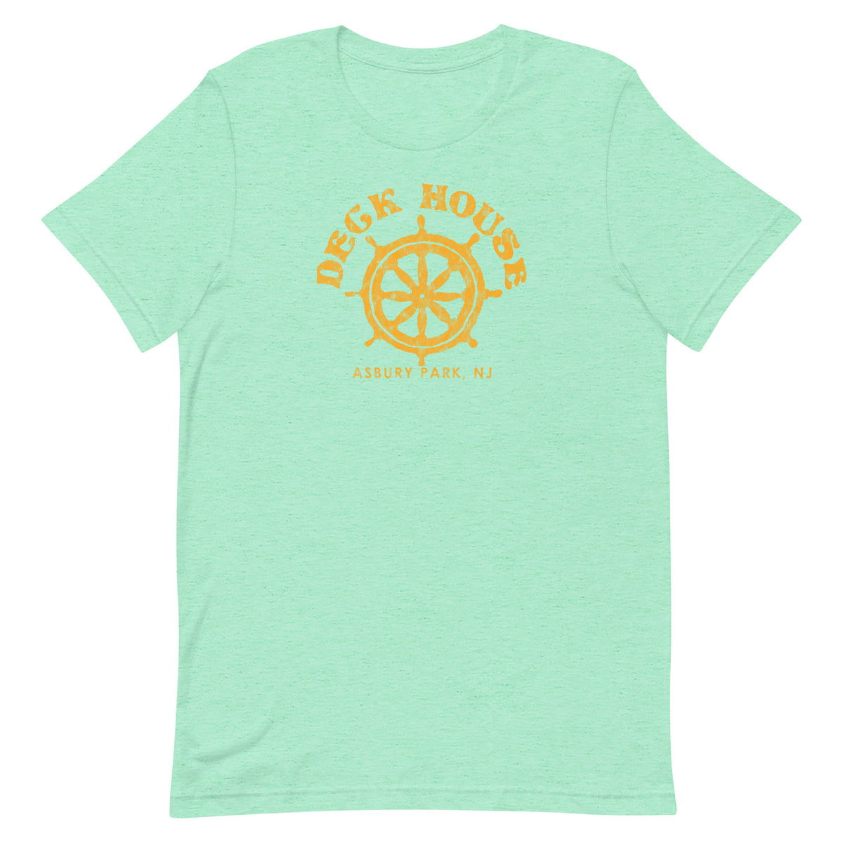 Deck House - ASBURY PARK - Unisex t-shirt Heather Mint