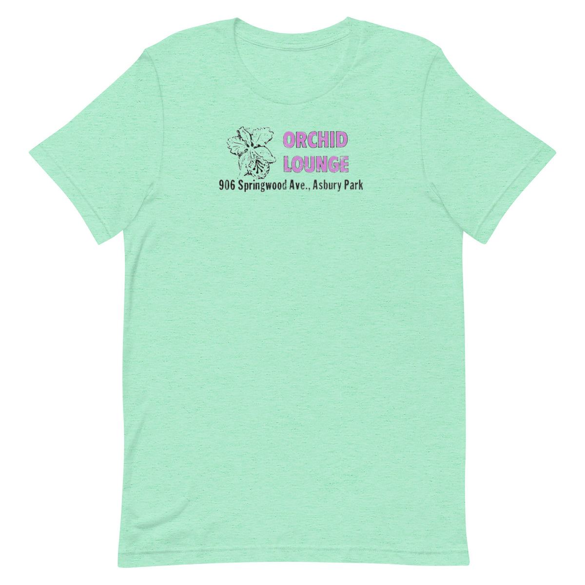 Orchid Lounge - ASBURY PARK - Unisex t-shirt Heather Mint