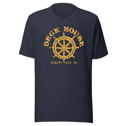 Deck House - ASBURY PARK - Unisex t-shirt Heather Navy