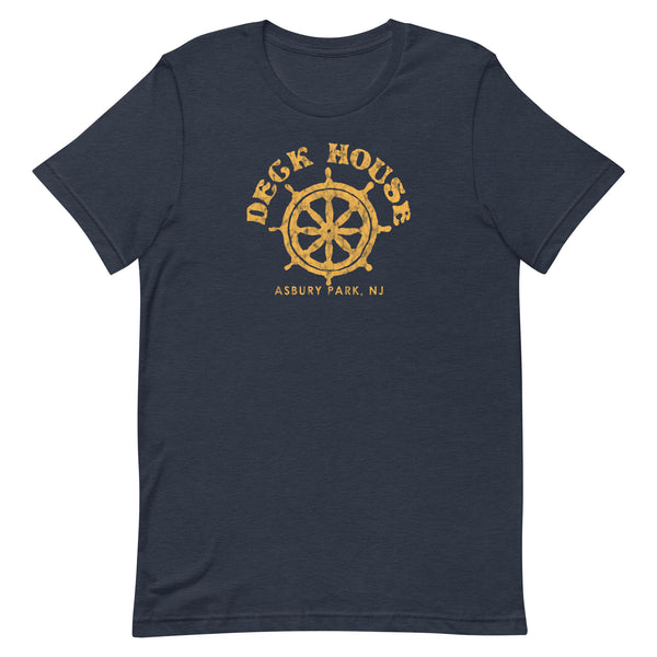 Deck House - ASBURY PARK - Unisex t-shirt Heather Navy