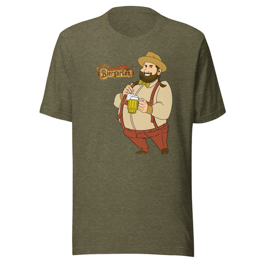 Asbury Festhalle & Biergarten / Flat Andy - ASBURY PARK - Unisex t-shirt Heather Olive