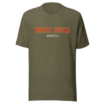 HUNKA BUNKA - SAYREVILLE - Short sleeve t-shirt Heather Olive