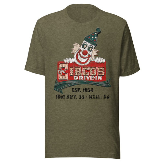 The Circus Drive-In - WALL - Short sleeve t-shirt Heather Olive