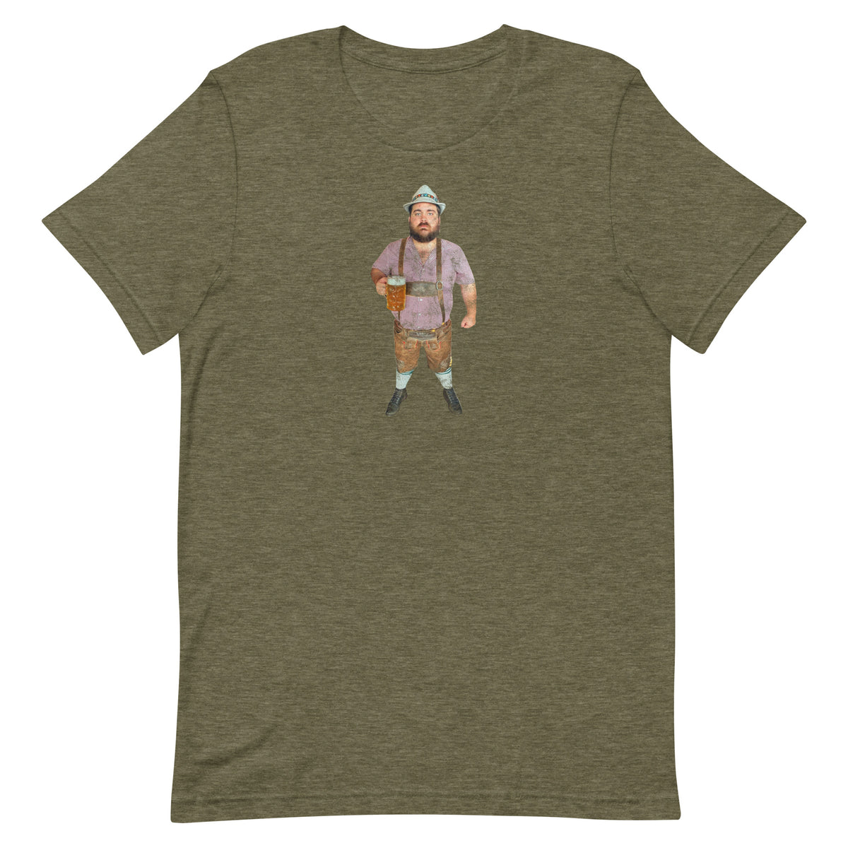 Asbury Festhalle & Biergarten / Flat Andy - ASBURY PARK - Unisex t-shirt Heather Olive