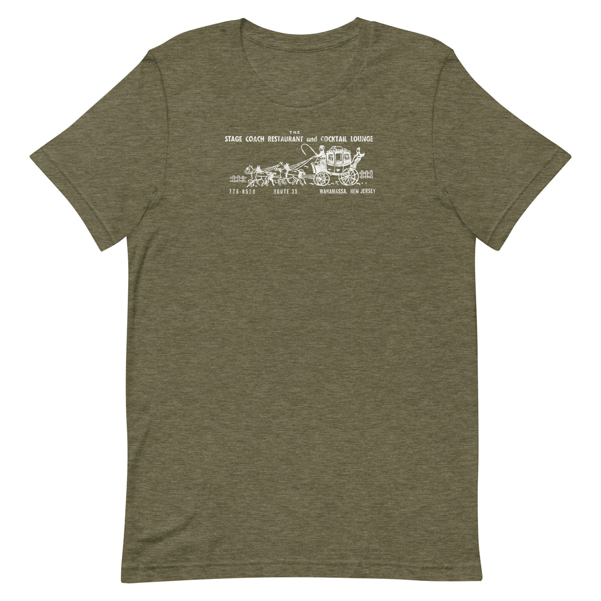 The Stage Coach Restaurant - WANAMASSA - Unisex t-shirt