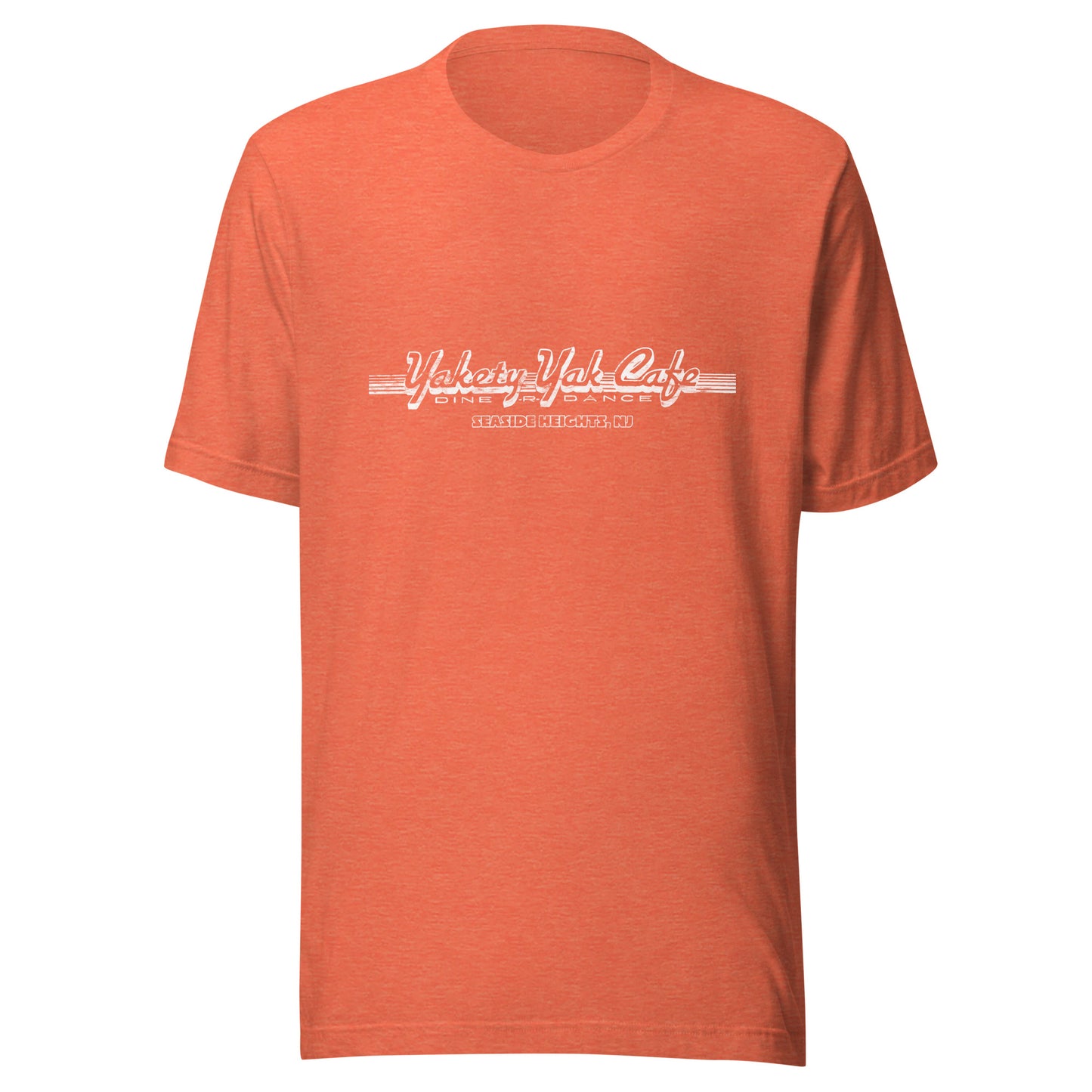 Yakety Yak Cafe - SEASIDE HEIGHTS - Unisex t-shirt Heather Orange