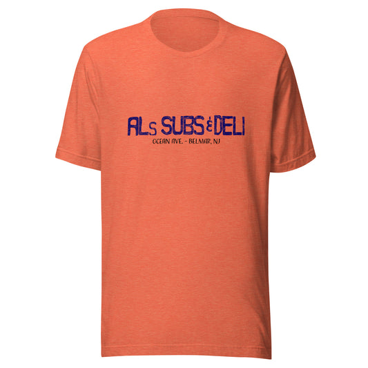 Al's Subs & Deli - BELMAR - Unisex t-shirt Heather Orange