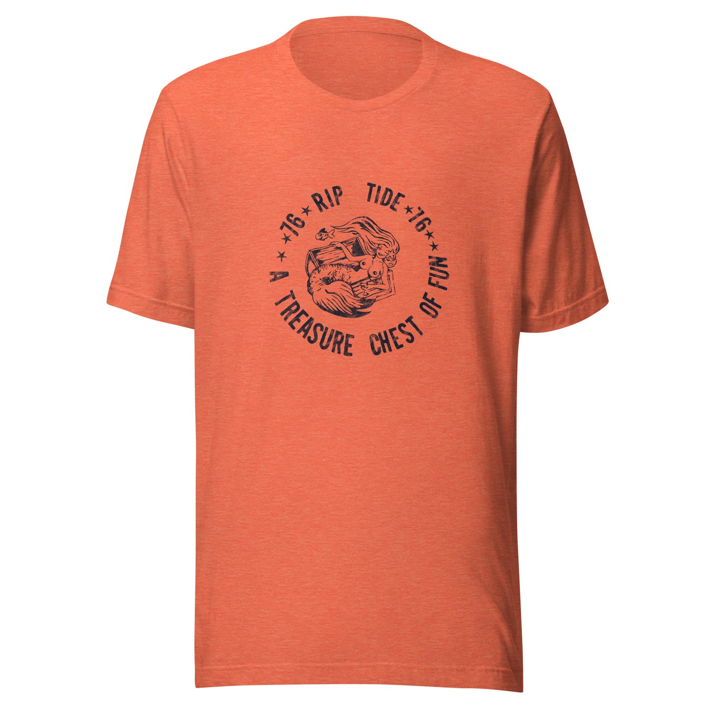Frank's Rip-Tide Bar - POINT PLEASANT BEACH - Unisex t-shirt Heather Orange