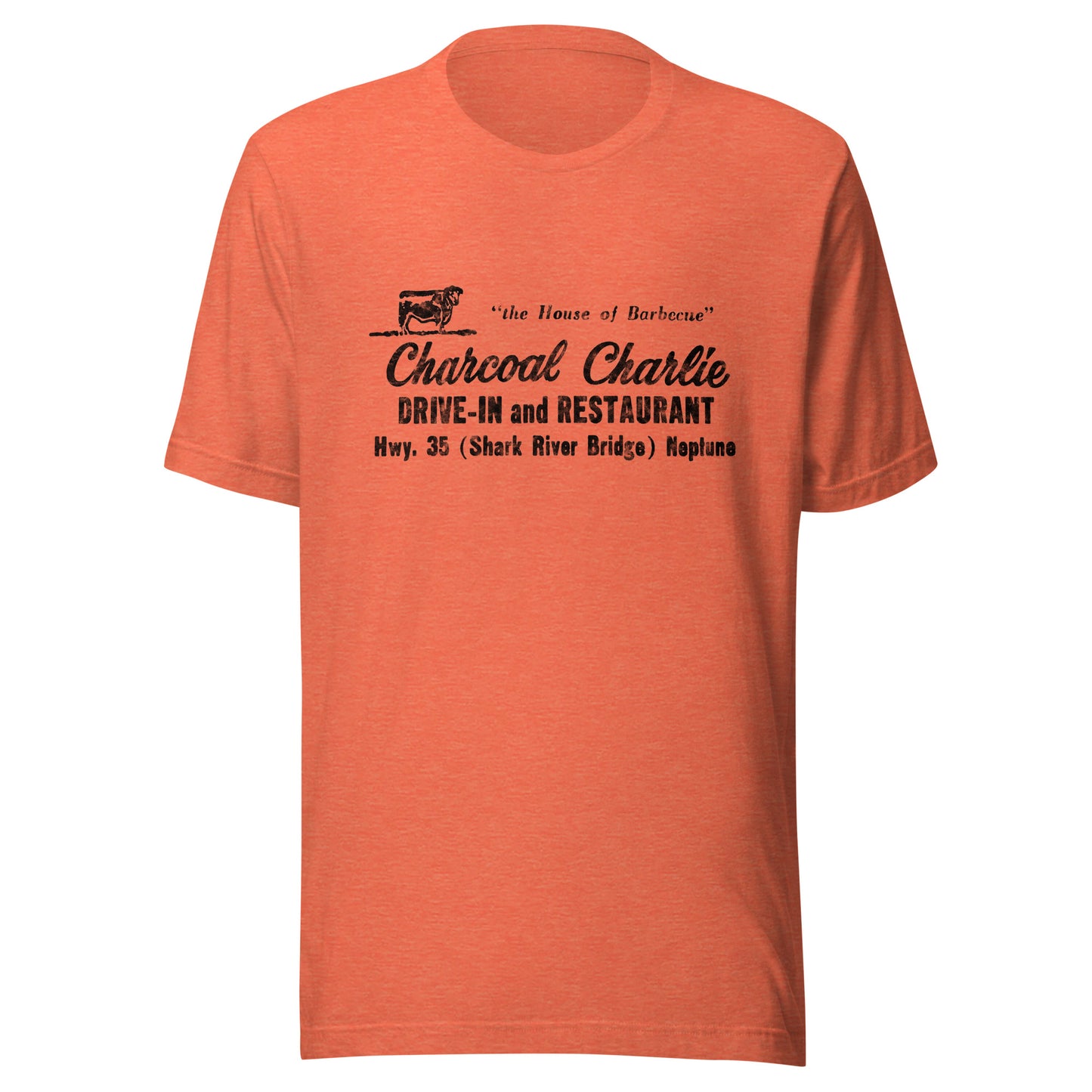 Charcoal Charlie - NEPTUNE - Unisex t-shirt Heather Orange