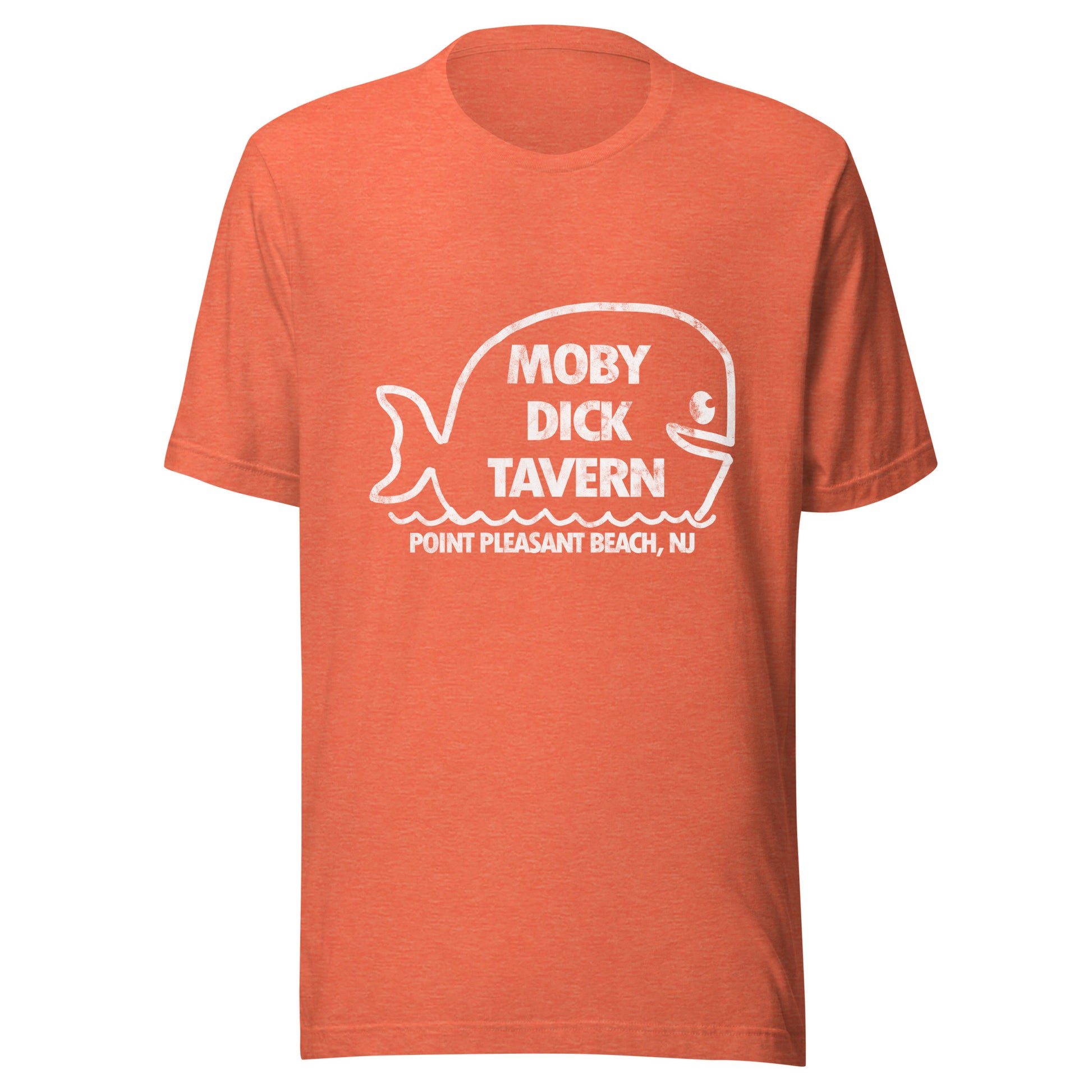 MOBY DICK TAVERN - POINT PLEASANT BEACH - Unisex t-shirt Heather Orange