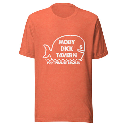 MOBY DICK TAVERN - POINT PLEASANT BEACH - Unisex t-shirt Heather Orange