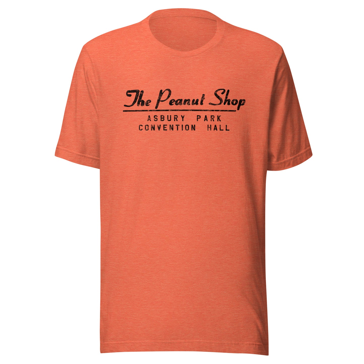 The Peanut Shop - ASBURY PARK - Unisex t-shirt Heather Orange