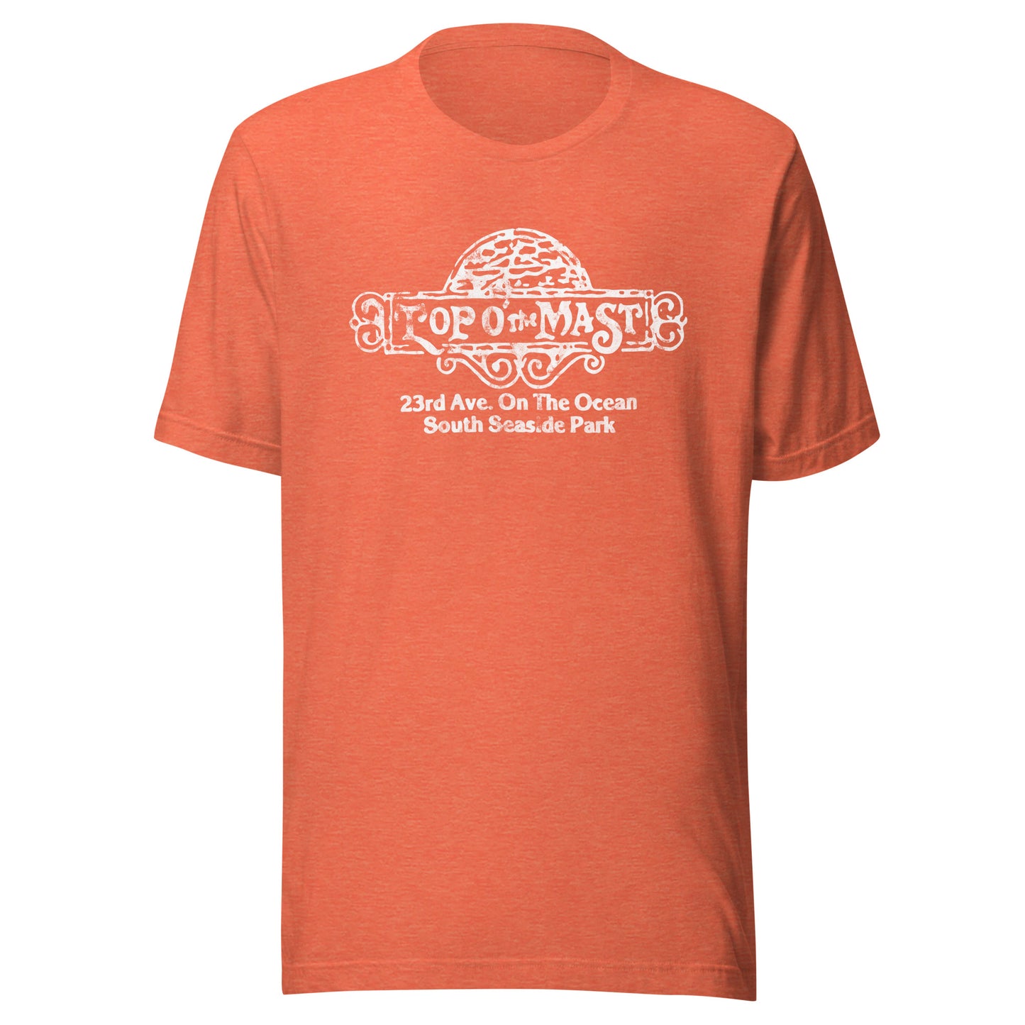 Top O' The Mast - SEASIDE PARK - Unisex t-shirt Heather Orange