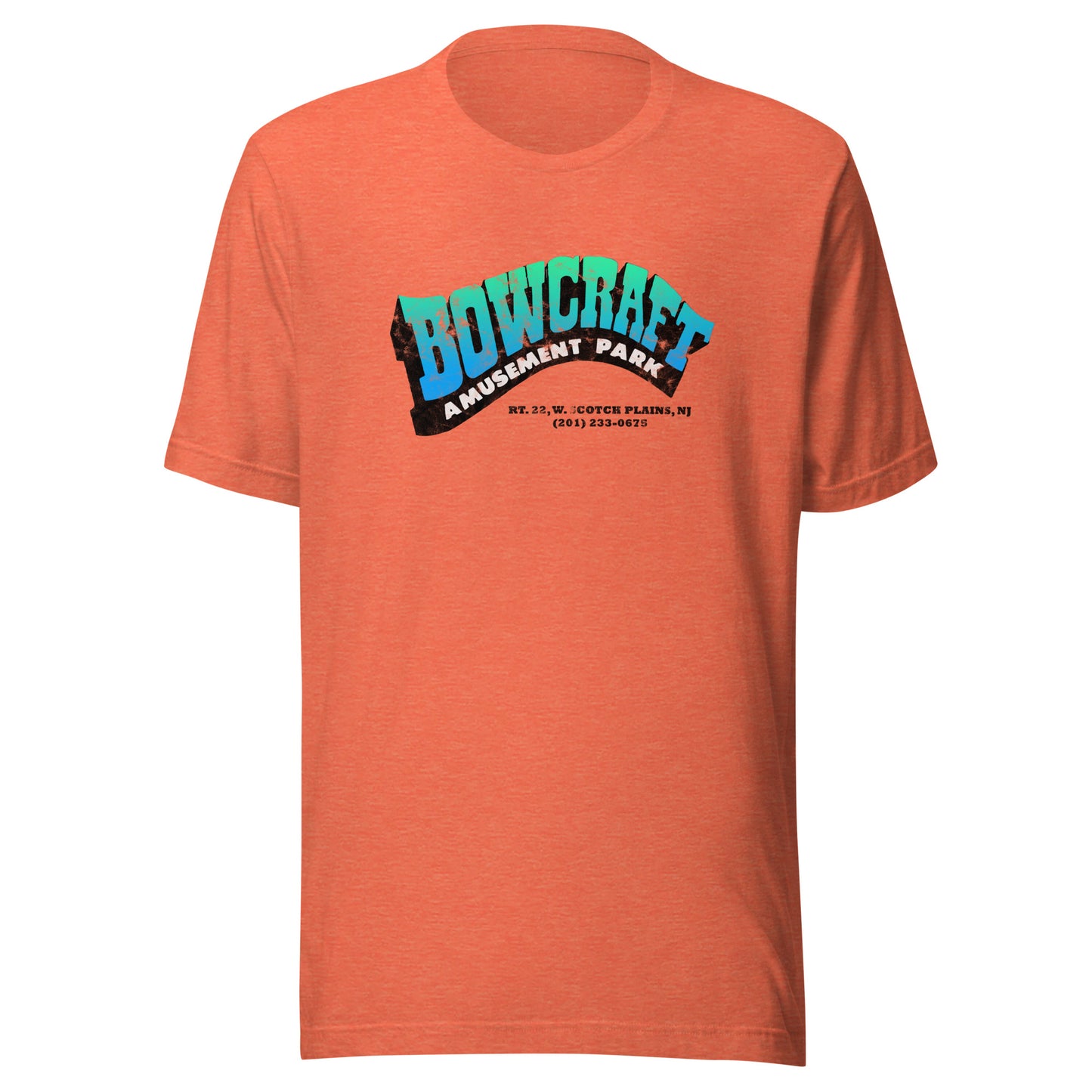 Bowcraft Amusement Park - SCOTCH PLAINS - Unisex t-shirt Heather Orange