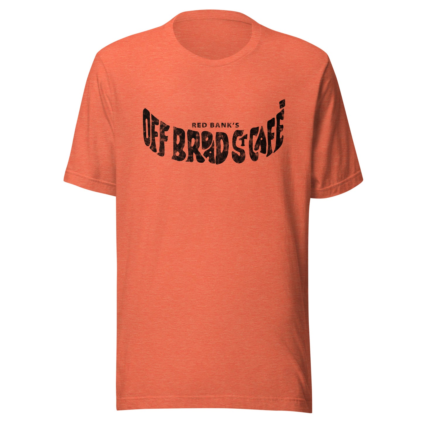 Off Broad St. Cafe - RED BANK - Unisex t-shirt Heather Orange