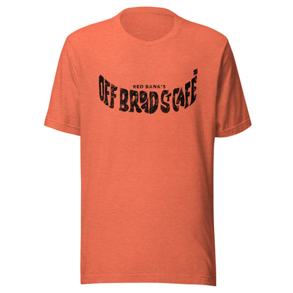 Off Broad St. Cafe - RED BANK - Unisex t-shirt Heather Orange