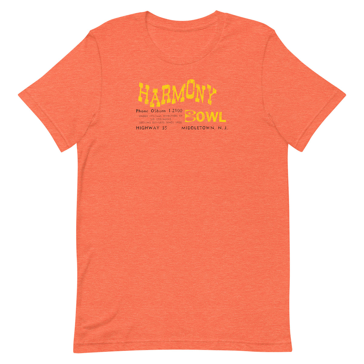 Harmony Bowl - MIDDLETOWN - Unisex t-shirt