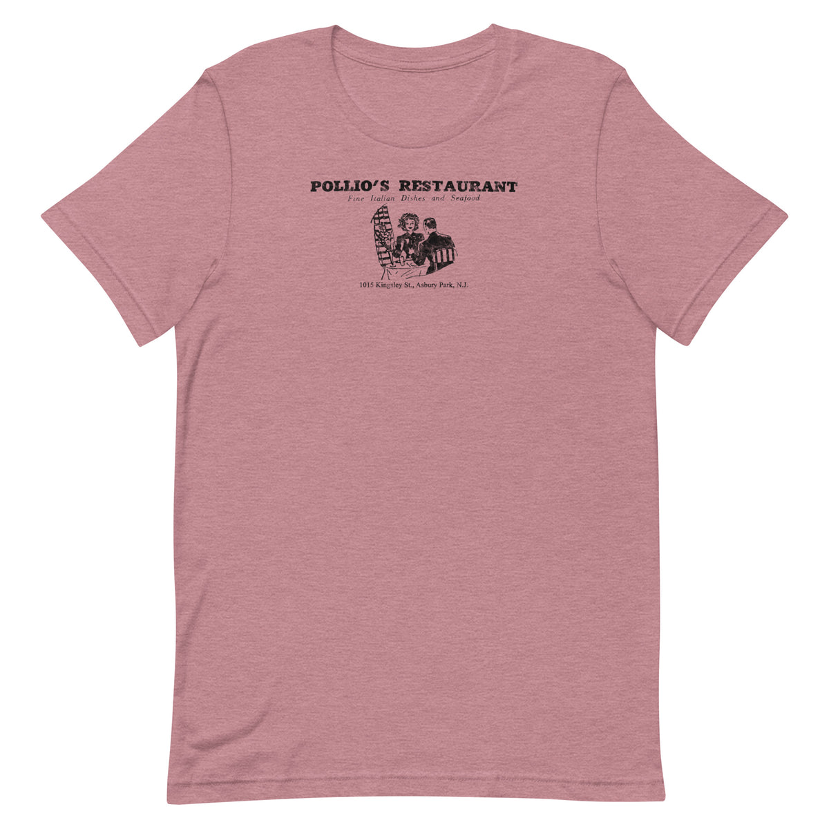 Pollio's Restaurant - ASBURY PARK - Unisex t-shirt Heather Orchid