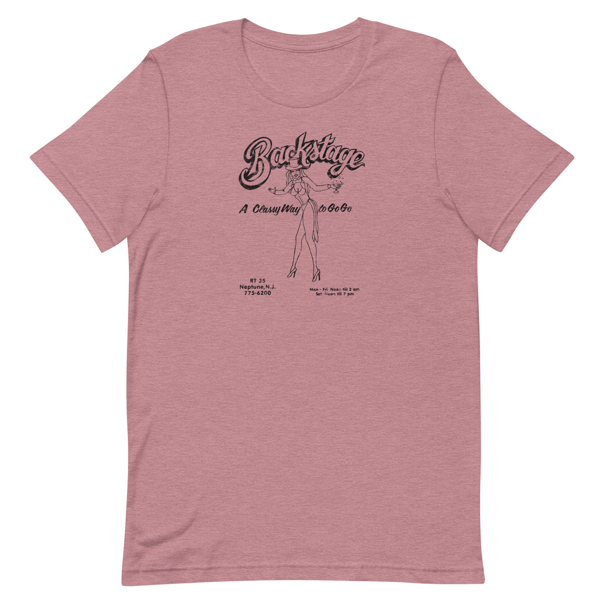 Backstage Go-Go Club - NEPTUNE - Unisex t-shirt Heather Orchid