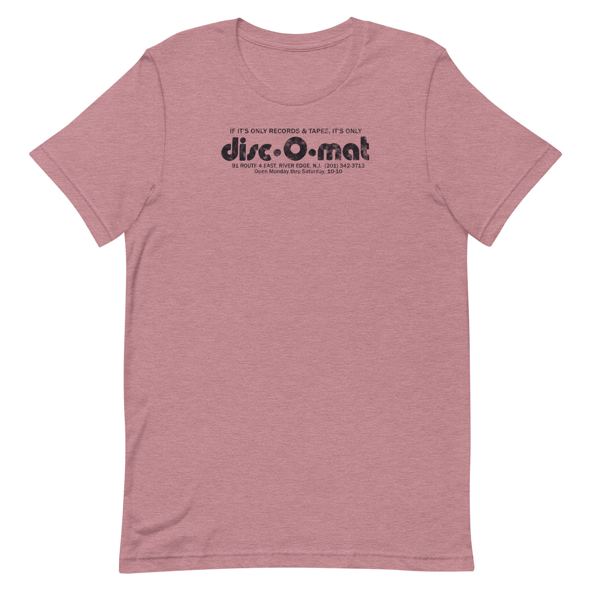 disc-o-mat - RIVER EDGE - Unisex t-shirt Heather Orchid