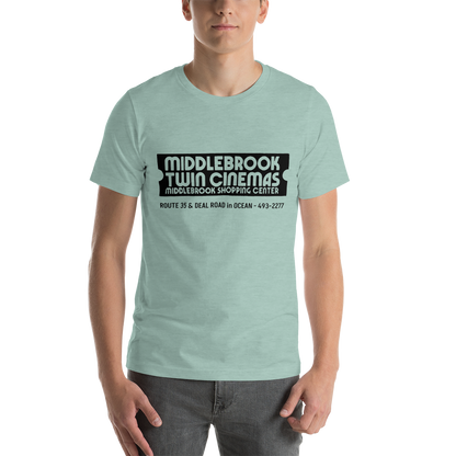 Middlebrook Twin Cinema - OCEAN - Unisex t-shirt Heather Prism Dusty Blue