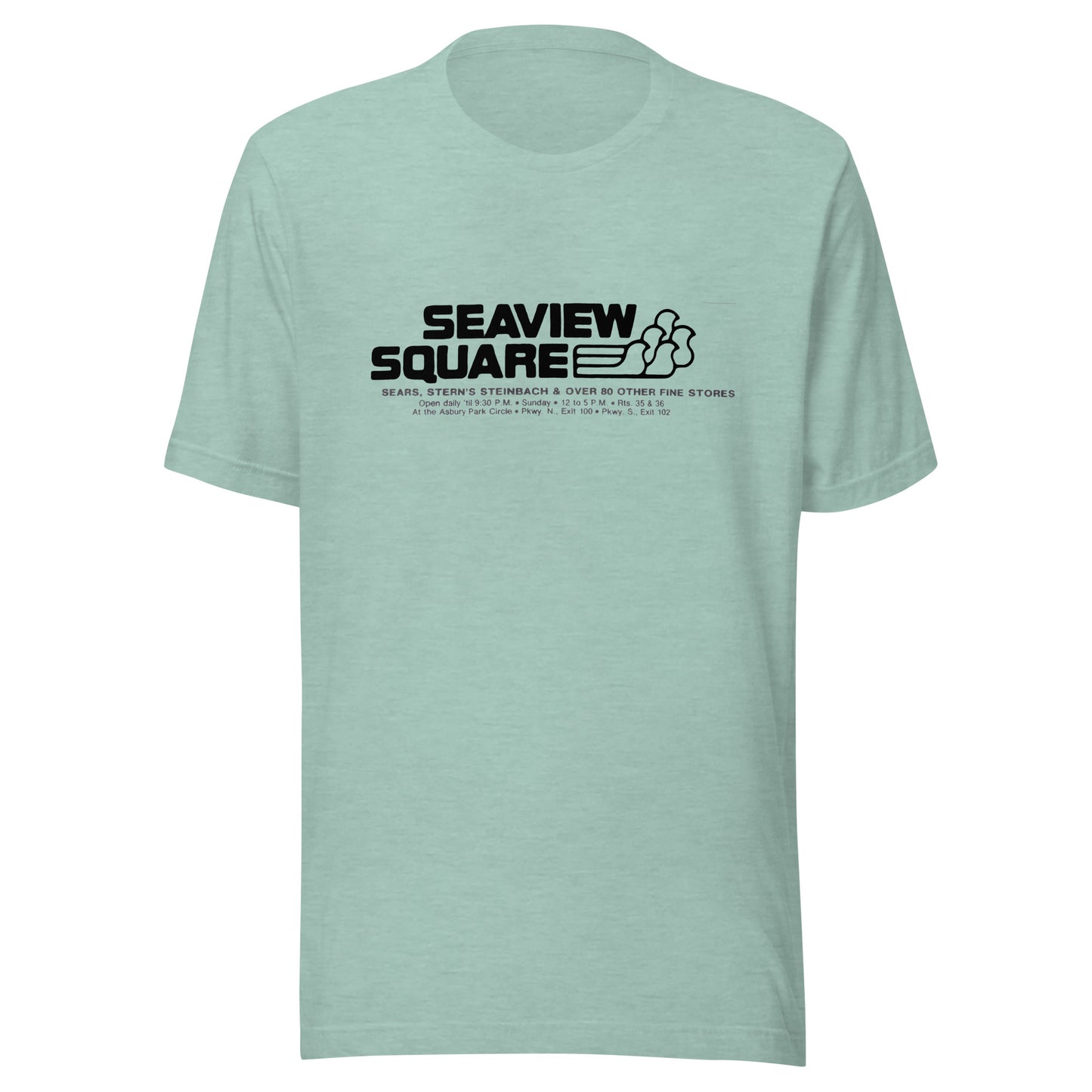 Seaview Square Mall - OCEAN / NEPTUNE - Unisex t-shirt Heather Prism Dusty Blue