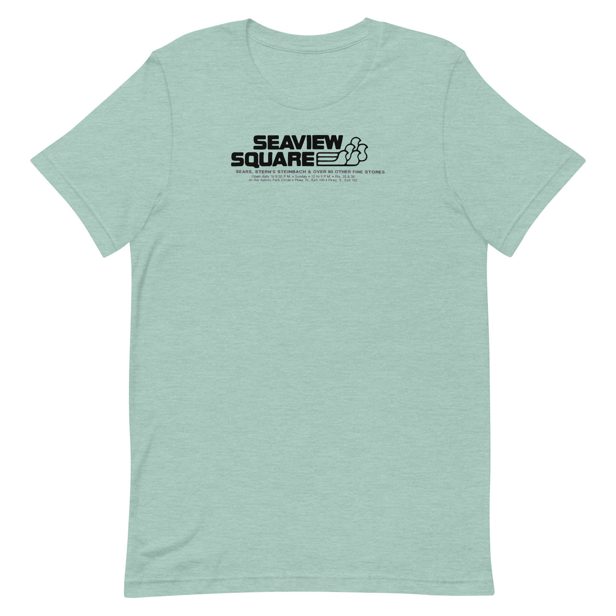 Seaview Square Mall - OCEAN / NEPTUNE - Unisex t-shirt Heather Prism Dusty Blue