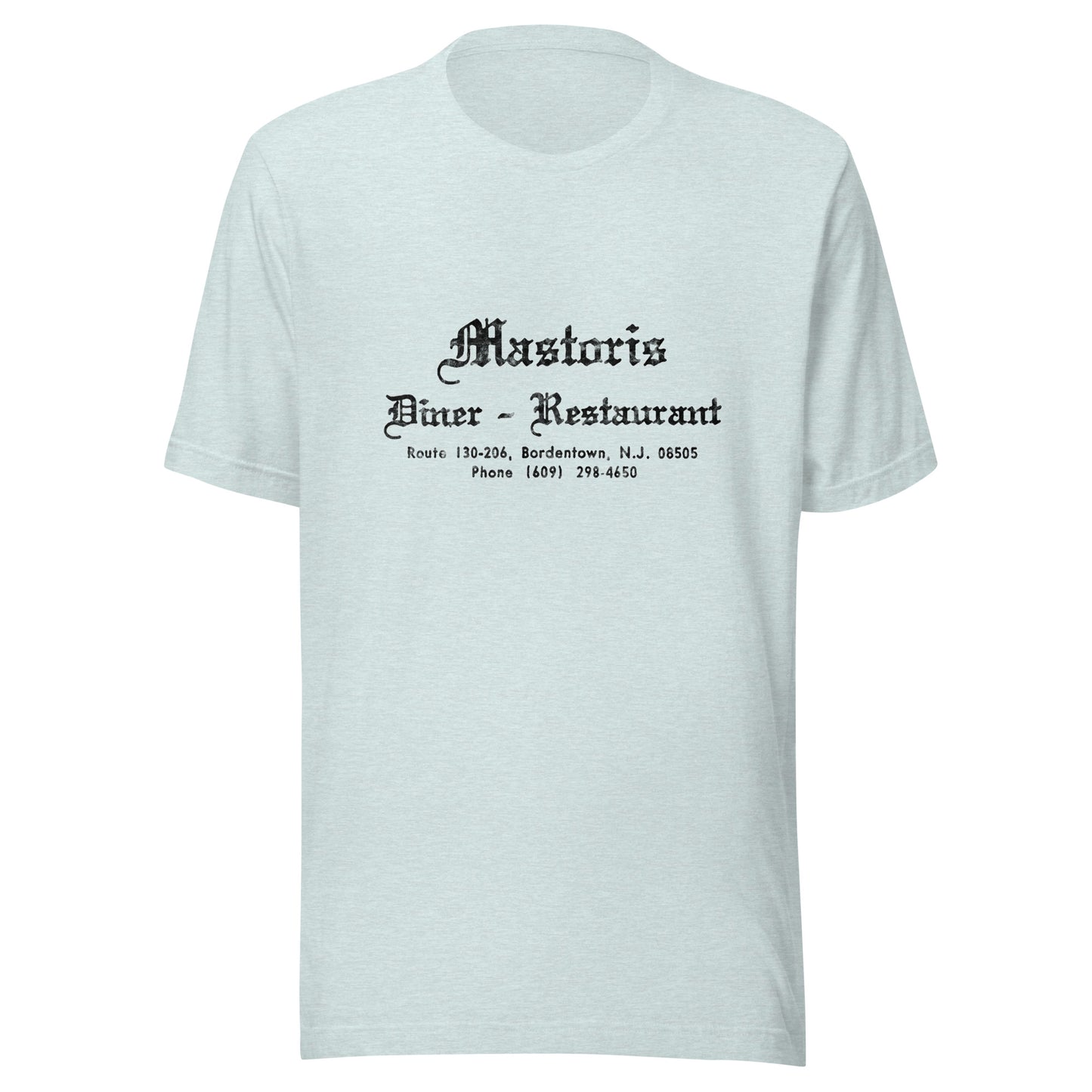 Mastoris - BORDENTOWN - Unisex t-shirt Heather Prism Ice Blue