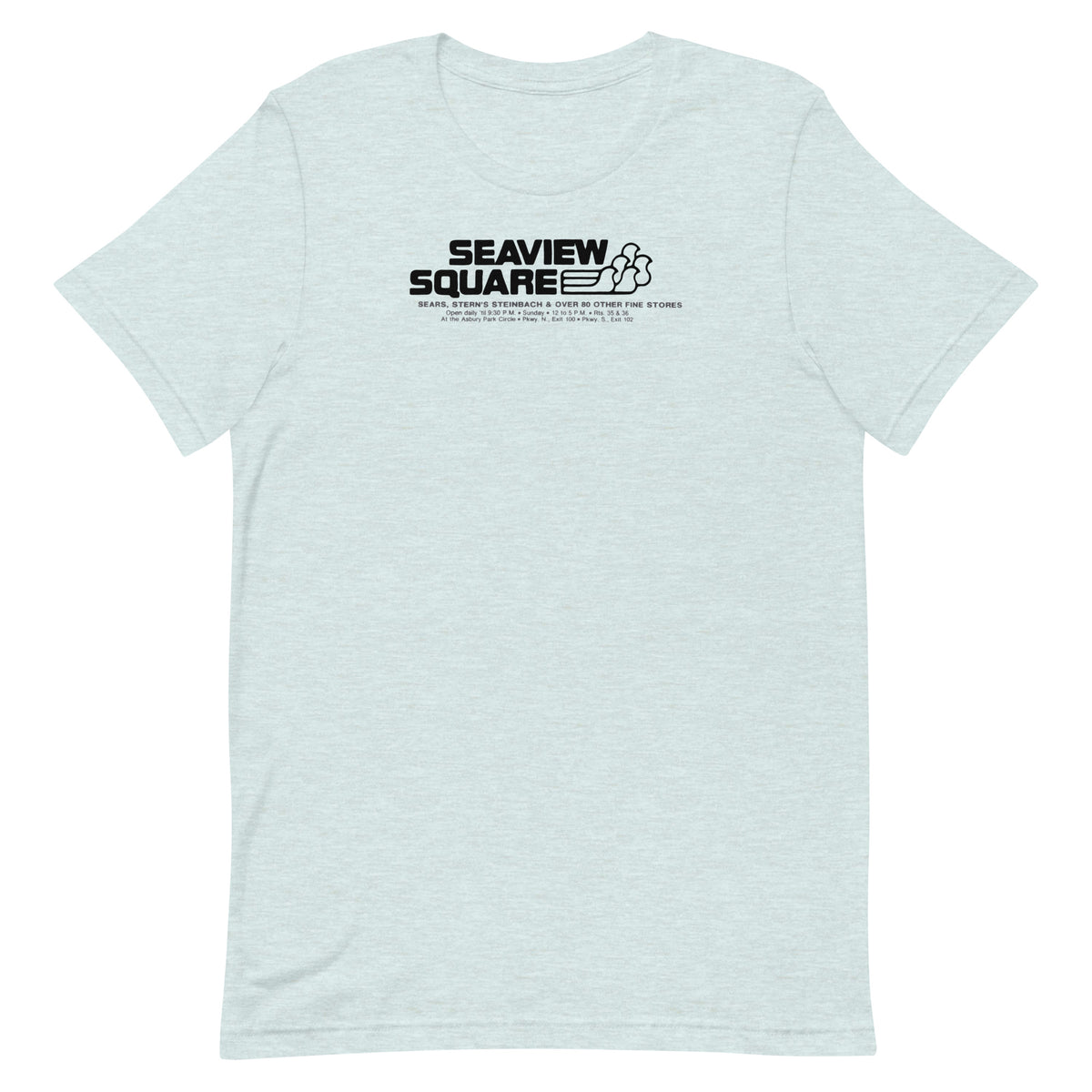 Seaview Square Mall - OCEAN / NEPTUNE - Unisex t-shirt Heather Prism Ice Blue