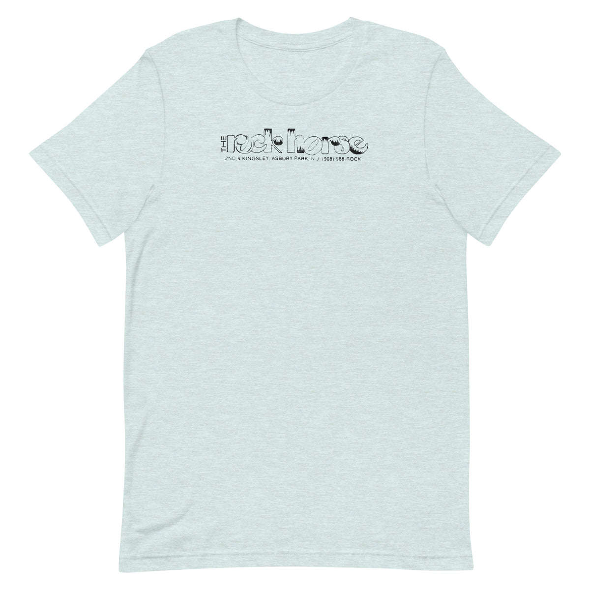The Rock Horse - ASBURY PARK - Unisex t-shirt Heather Prism Ice Blue