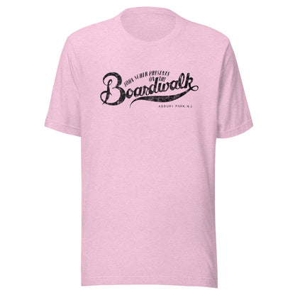 John Scher Presents "On The Boardwalk" - ASBURY PARK - Unisex t-shirt Heather Prism Lilac