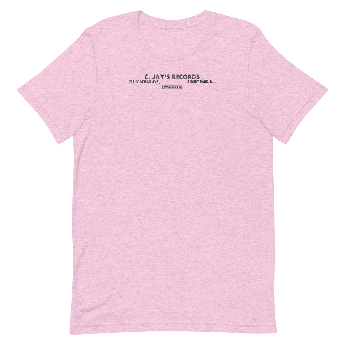 C. Jay's Records - ASBURY PARK - Unisex t-shirt Heather Prism Lilac
