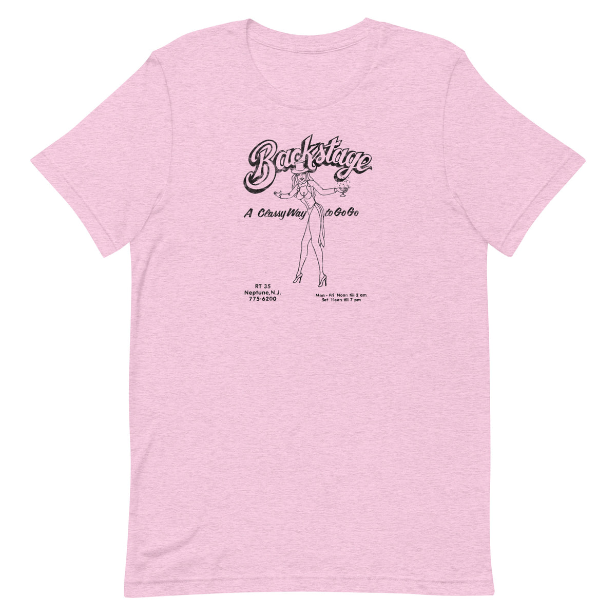 Backstage Go-Go Club - NEPTUNE - Unisex t-shirt Heather Prism Lilac
