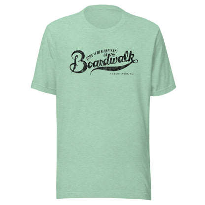 John Scher Presents "On The Boardwalk" - ASBURY PARK - Unisex t-shirt Heather Prism Mint