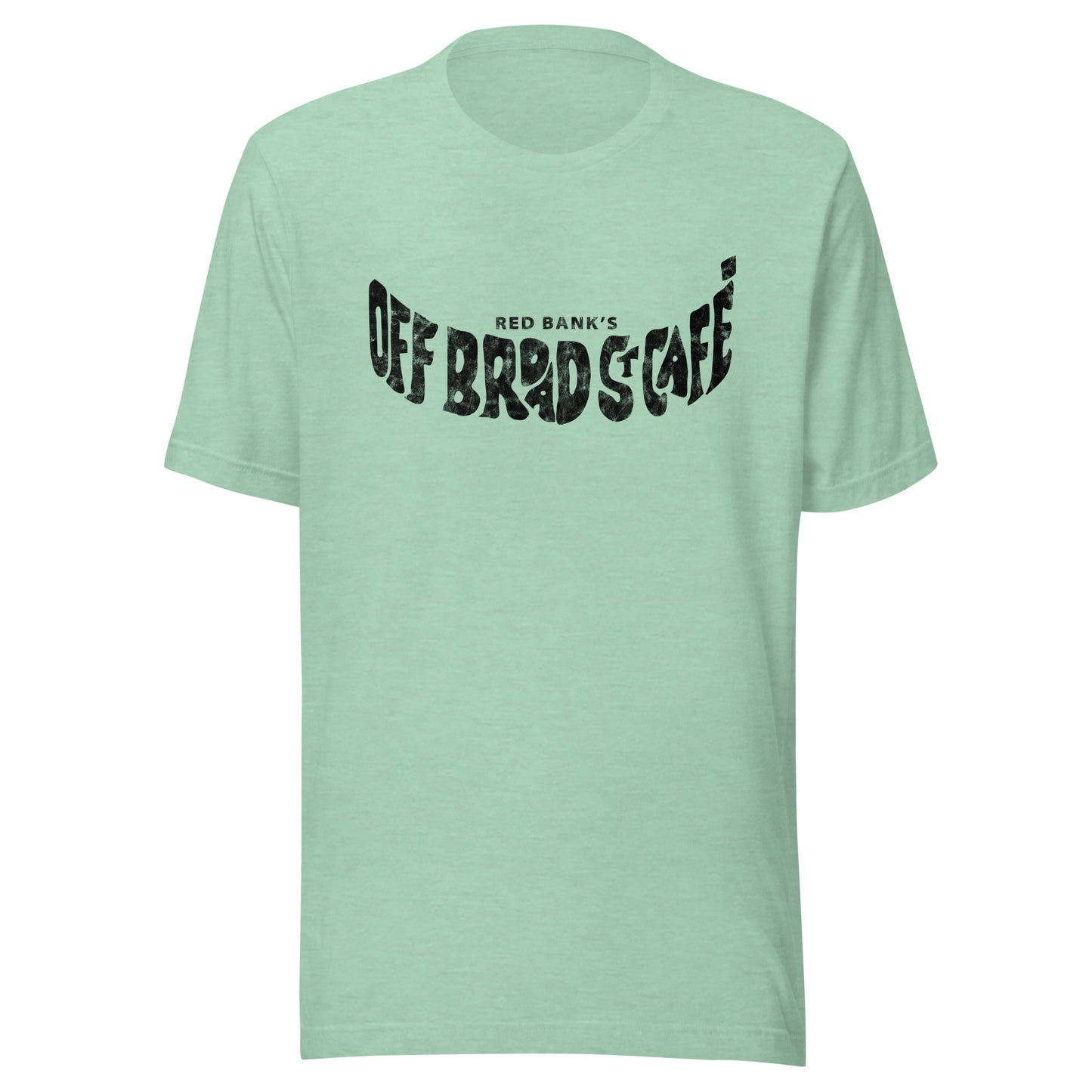 Off Broad St. Cafe - RED BANK - Unisex t-shirt Heather Prism Mint