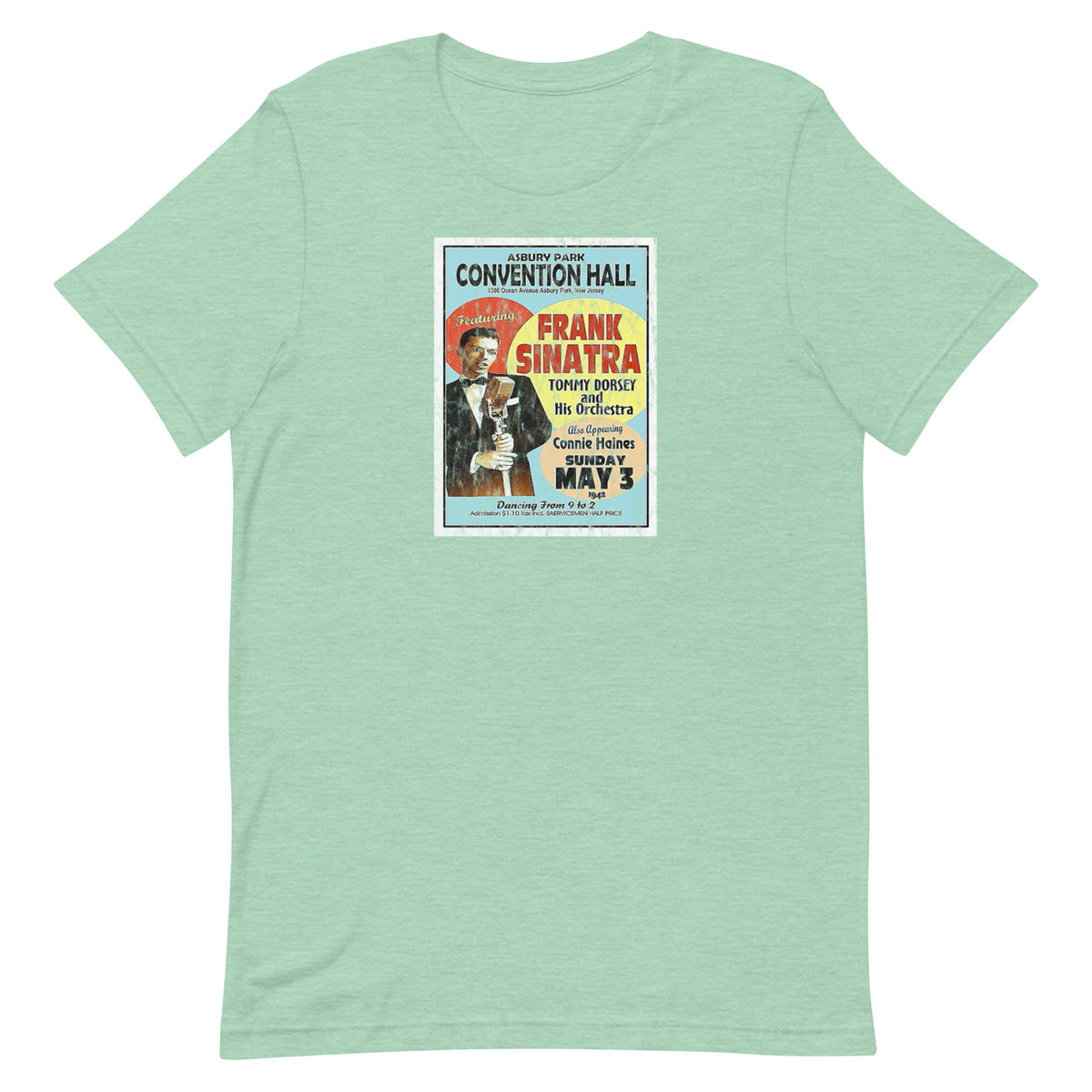 Sinatra at Convention Hall - ASBURY PARK - Unisex t-shirt