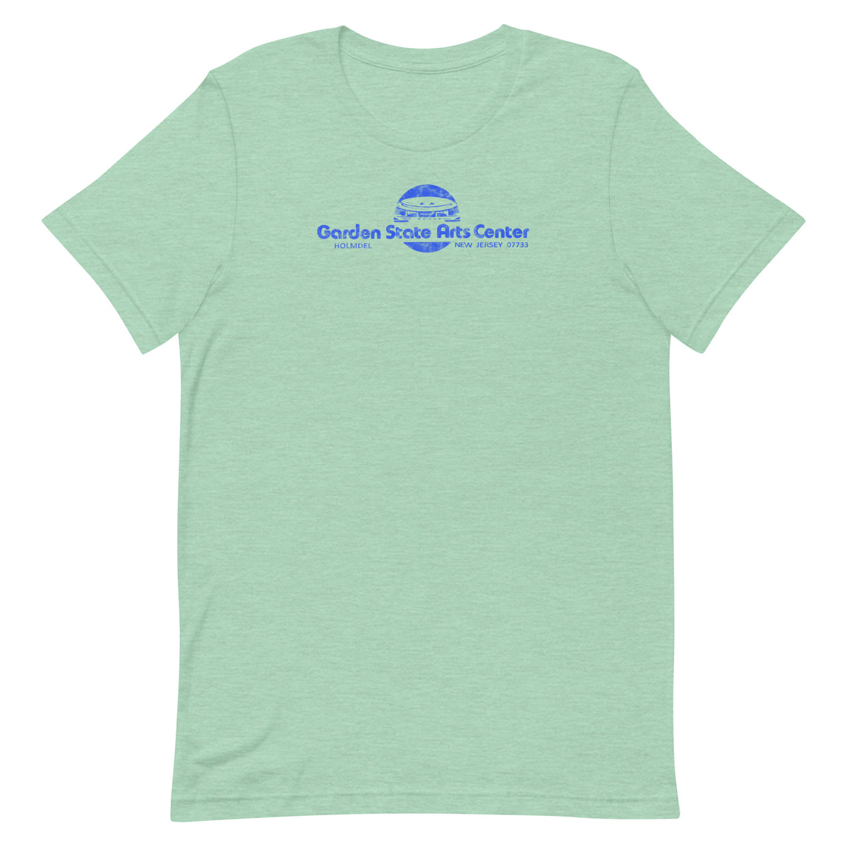 Garden State Arts Center - HOLMDEL - Unisex t-shirt Heather Prism Mint