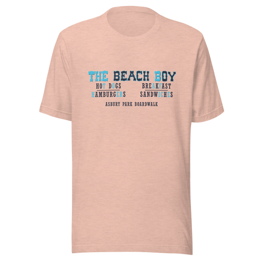 The Beach Boy - ASBURY PARK - Unisex t-shirt Heather Prism Peach