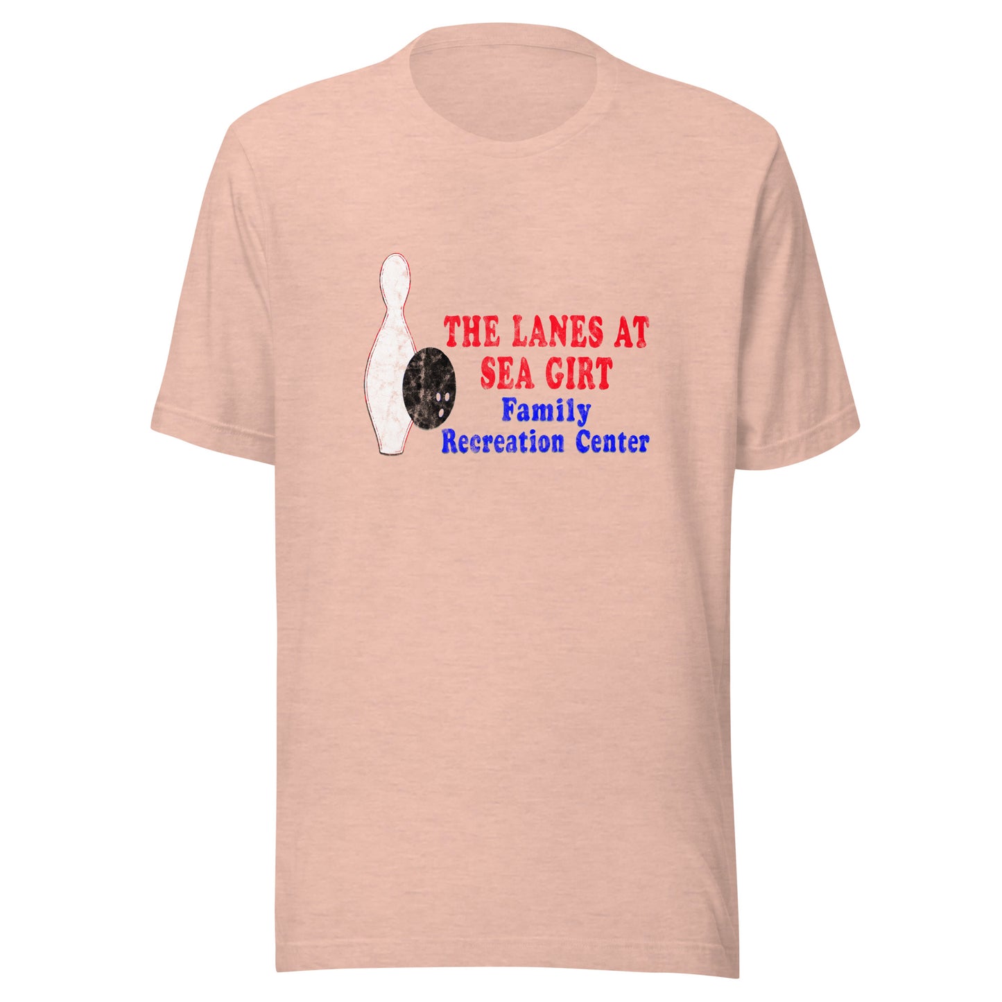 The Lanes at Sea Girt - SEA GIRT - Unisex t-shirt Heather Prism Peach