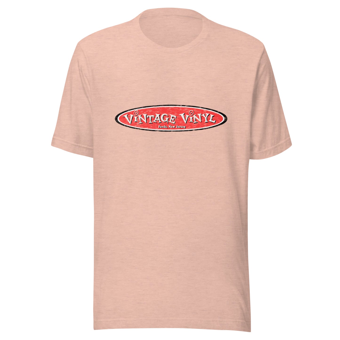 Vintage Vinyl - FORDS - Unisex t-shirt Heather Prism Peach