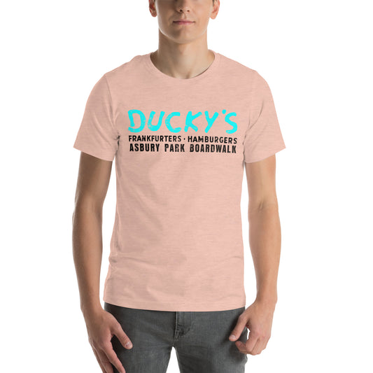 Ducky's - ASBURY PARK - Unisex t-shirt Heather Prism Peach