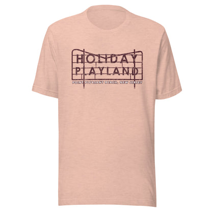 Holiday Playland - POINT PLEASANT BEACH - Unisex t-shirt Heather Prism Peach